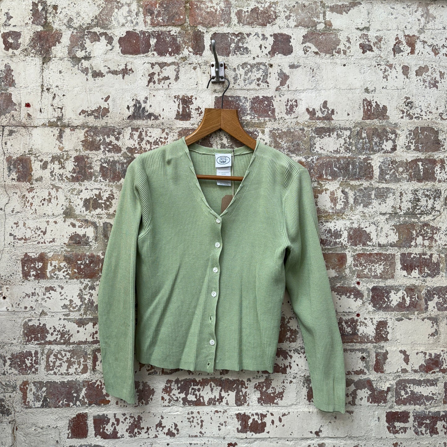 1990s Green laura Ashley Cardigan Top