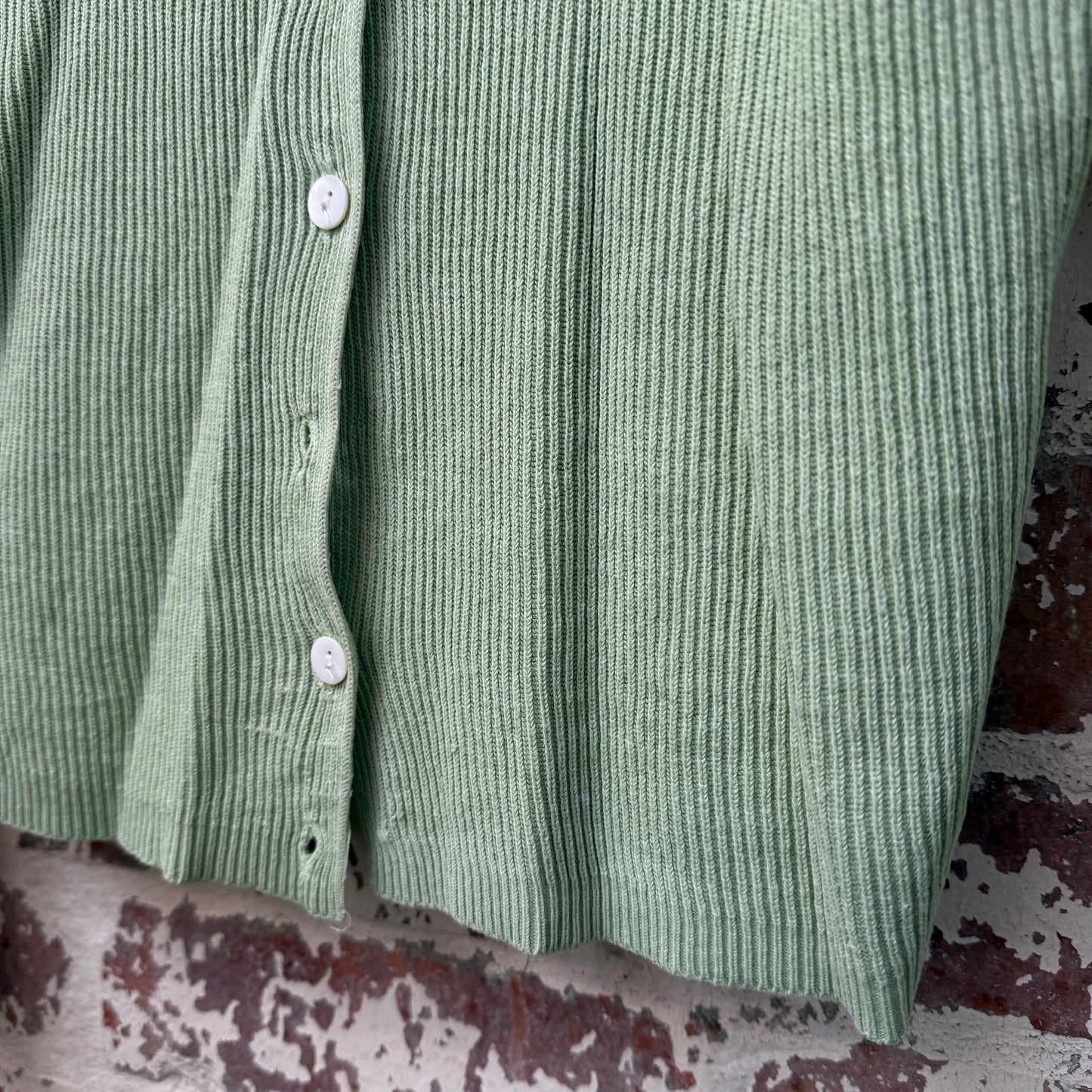 1990s Green laura Ashley Cardigan Top