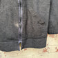 1990s Dark Grey NAF NAF Fleece Hoodie Jumper