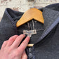 1990s Dark Grey NAF NAF Fleece Hoodie Jumper