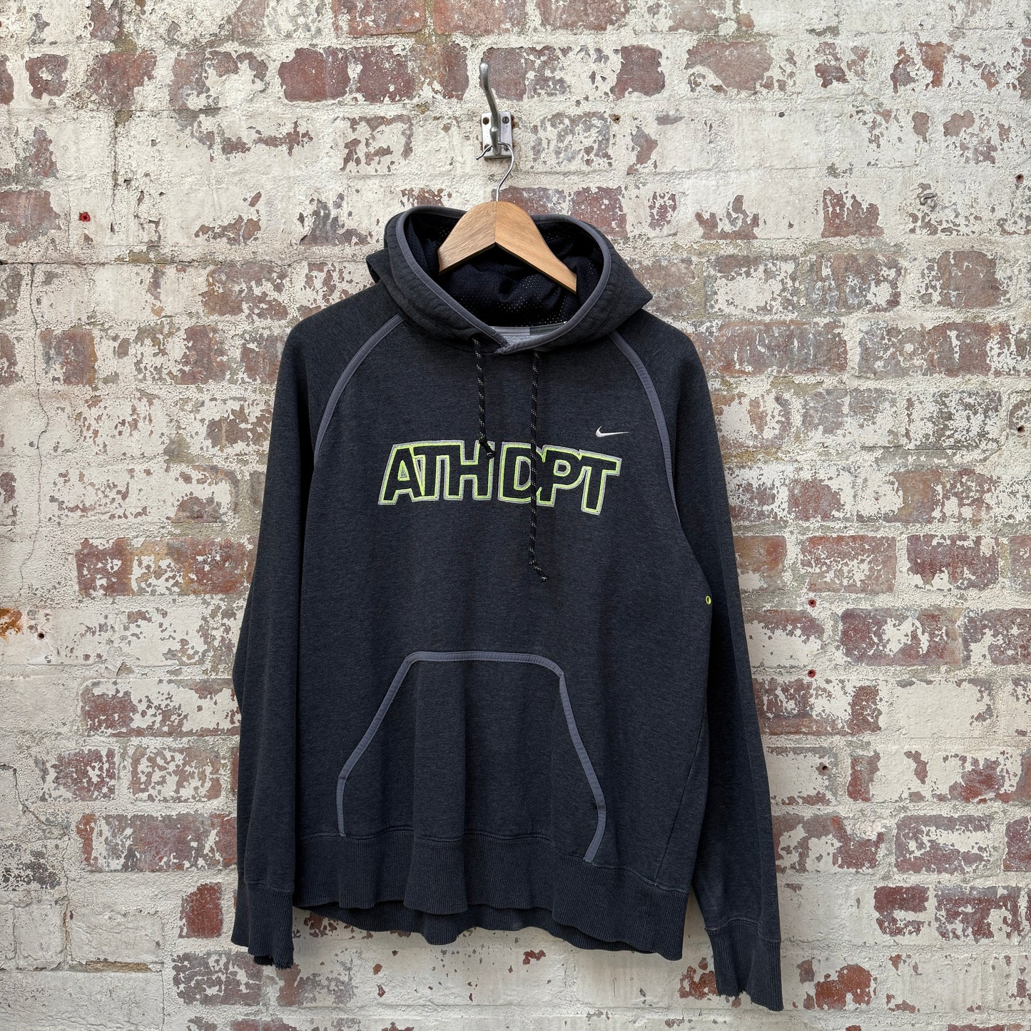 2000s Grey Nike Hoodie Jumper