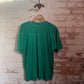 1990s Green Blank Cotton T-Shirt