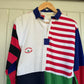 1990s Multicoloured Cotton Traders Rugby Jumper