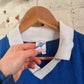 1980s Blue Oneils Long Sleeve Football Template Shirt
