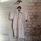 1970s White Waffle Zip Knitted Shirt