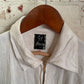 1970s White Waffle Zip Knitted Shirt