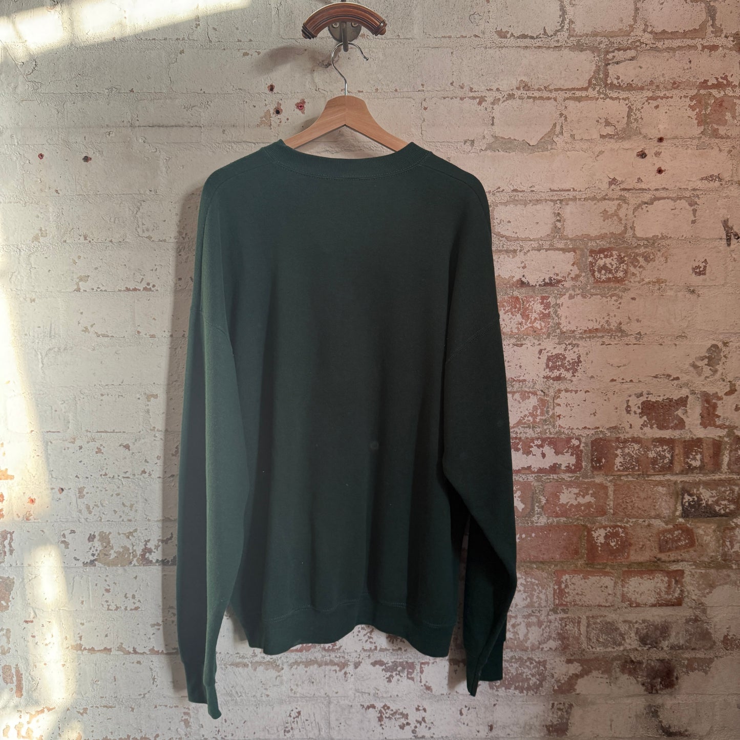 1990s Green Graphic Sweatshirt Jumper