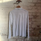 1980s White Checkered Button Up Cotton Shirt