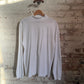 1990s White Saville Row Long Sleeve Blank Roll Neck