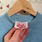 1960s Baby Blue Knitted British Jumper