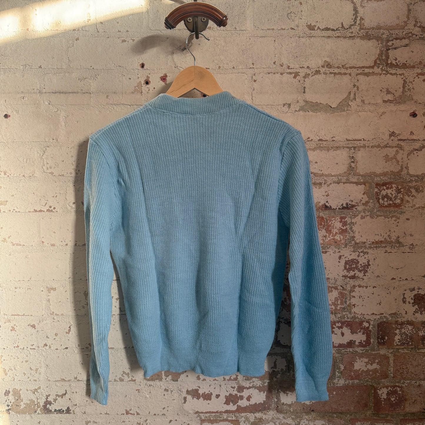 1960s Baby Blue Knitted British Jumper