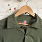1980s Khaki Green Swedish Military Shirt