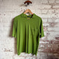 1990s Green George Polo Shirt Top