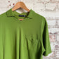 1990s Green George Polo Shirt Top