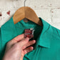 1980s Green Cotton Button Shirt