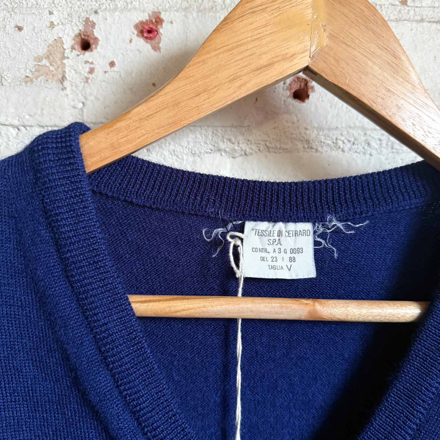 1980s Navy Knitted Tank Top Sweater Vest Jumper