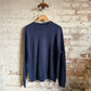 1990s Navy Faded Distressed Sweatshirt Jumper
