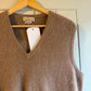 1960s Beige Italian Alpaca Knitted Tank Top Jumper