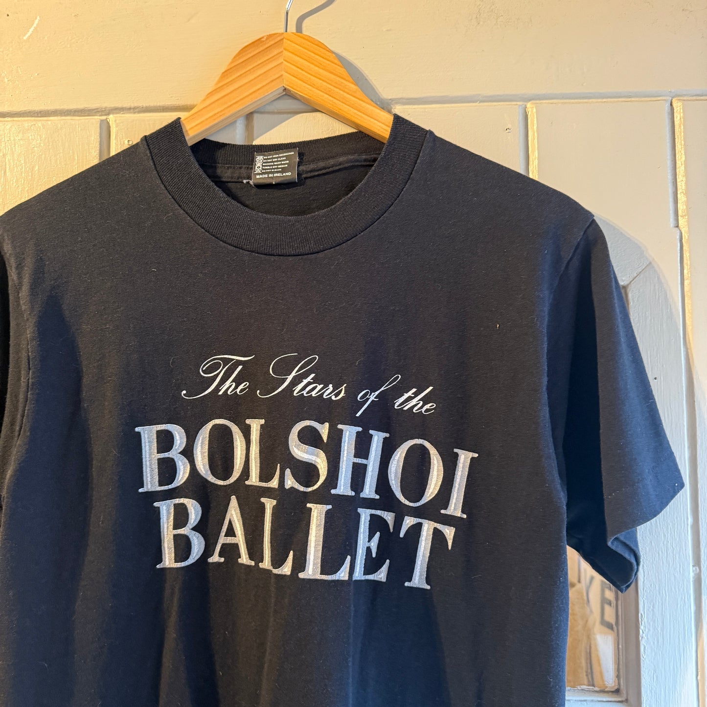 1990s Black Graphic Ballet T-Shirt