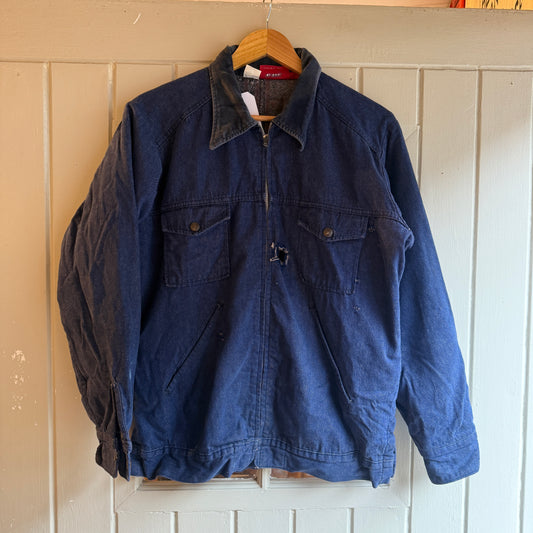 1960s Blue Dickies Zip Work Jacket
