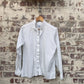 1980s White Polka Dot Button Up Shirt