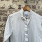 1980s White Polka Dot Button Up Shirt