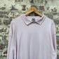 1990s Pink Gap Collared Sweatshirt Jumper