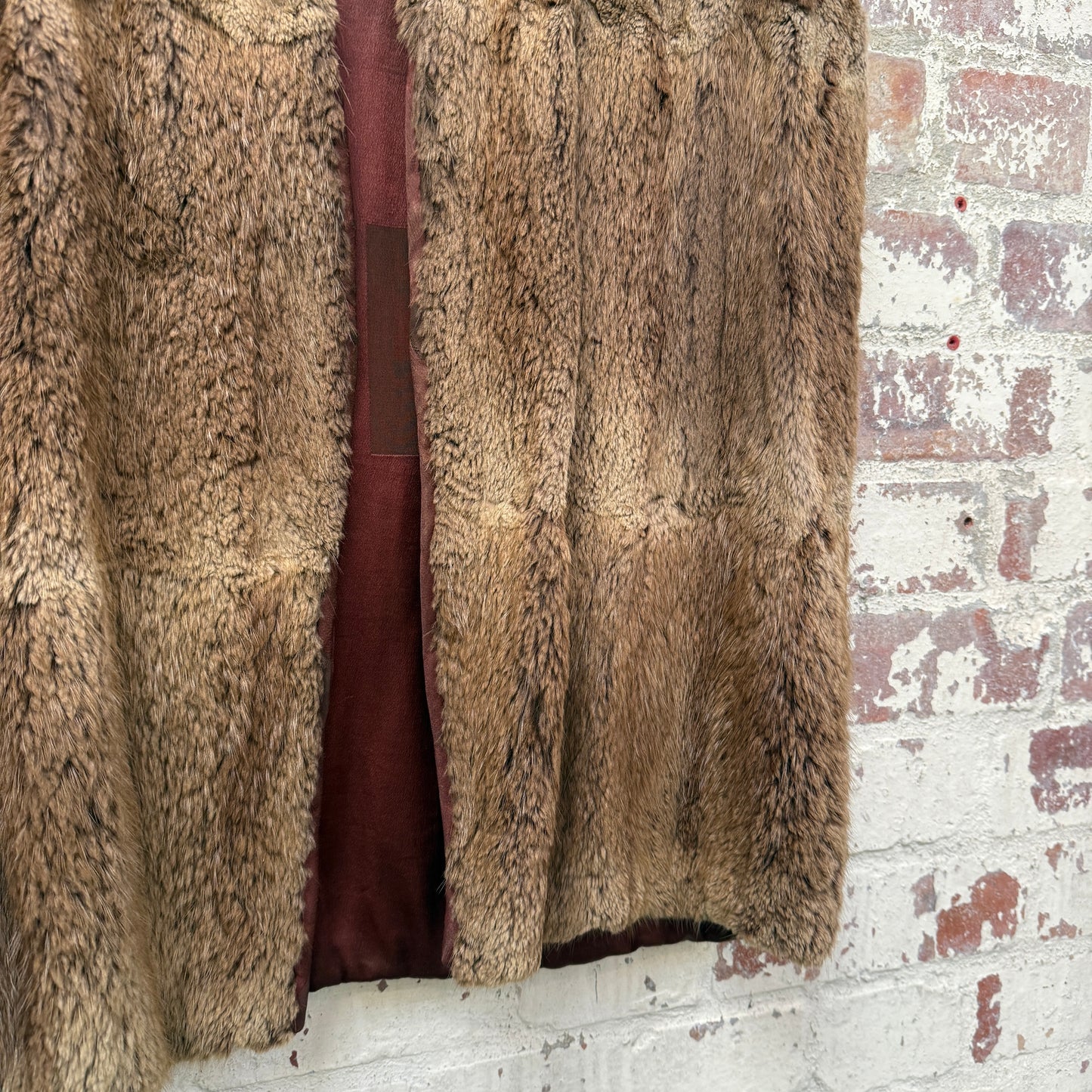 1940s Reversible Fur Gilet Jacket