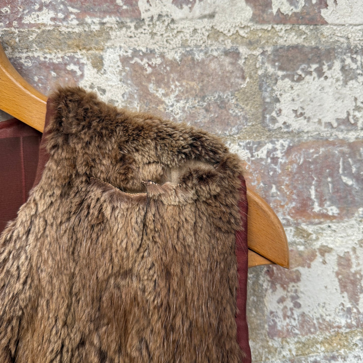 1940s Reversible Fur Gilet Jacket