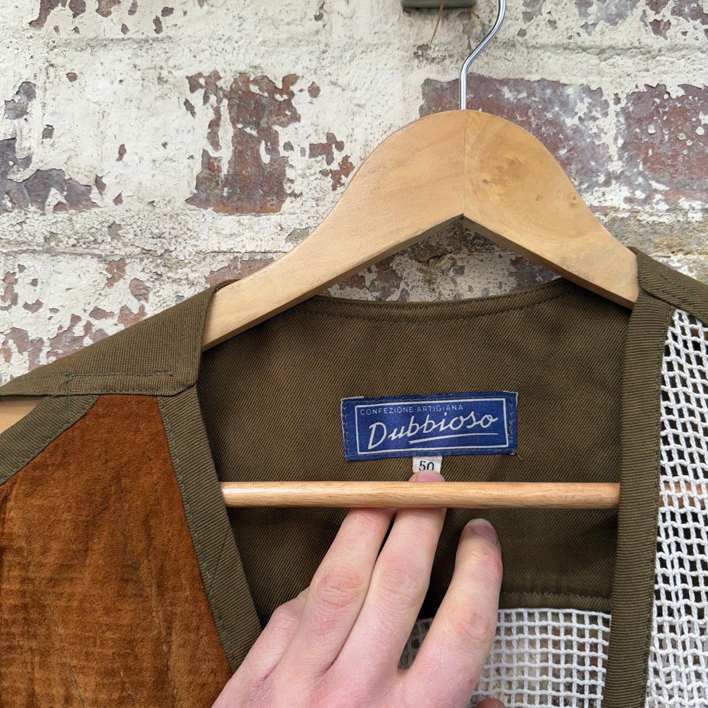 1970s Unusual Design Italian Shooting Gilet Jacket