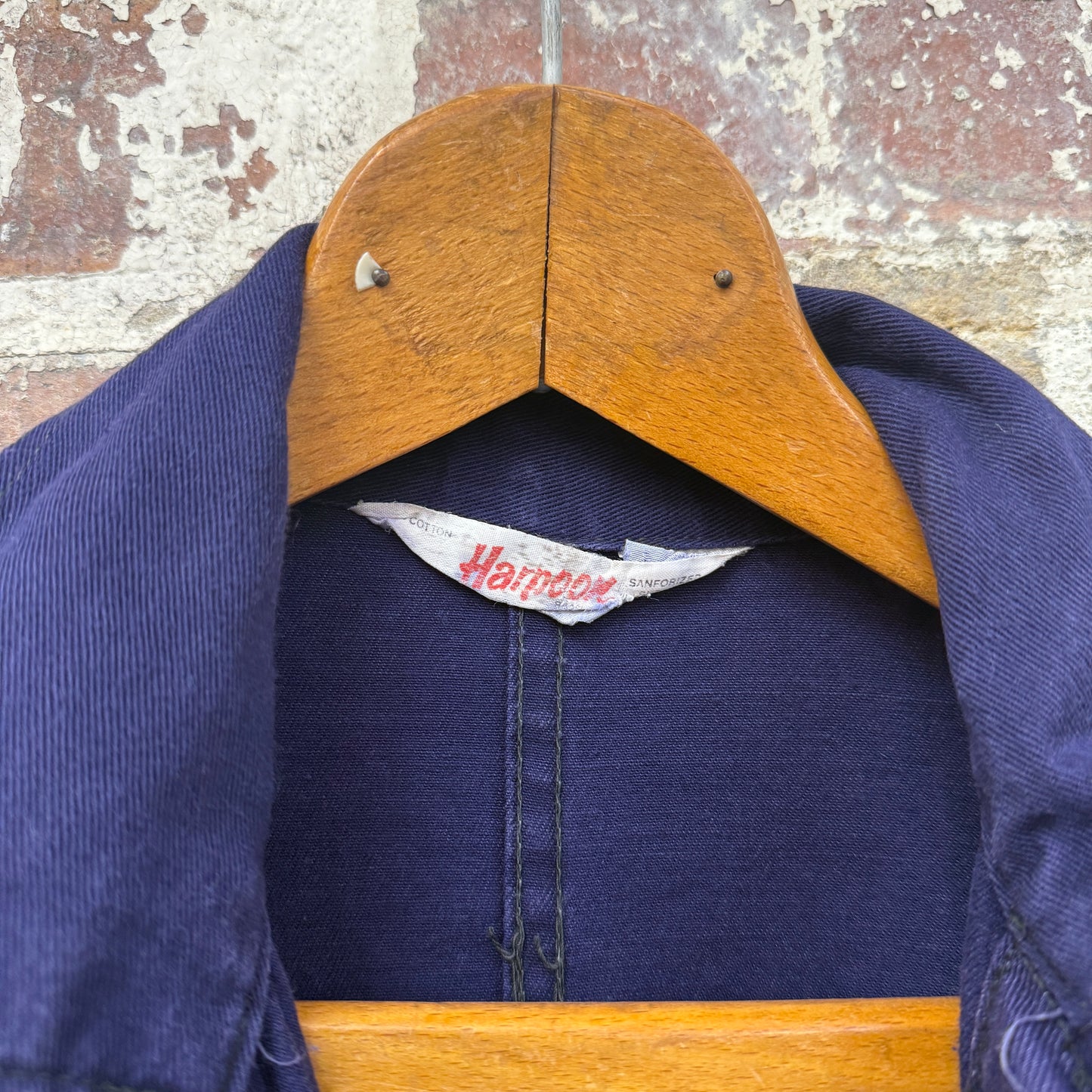 1960s Navy British Work Overall Boiler Suit