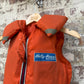 1960s Orange Helly Hansen Zip Life Jacket Gilet