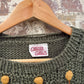 1980s Green Knitted Jumper