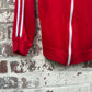 1980s Red Zip Up Track Top