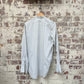 1940s Striped 'Rochester' Collarless Shirt