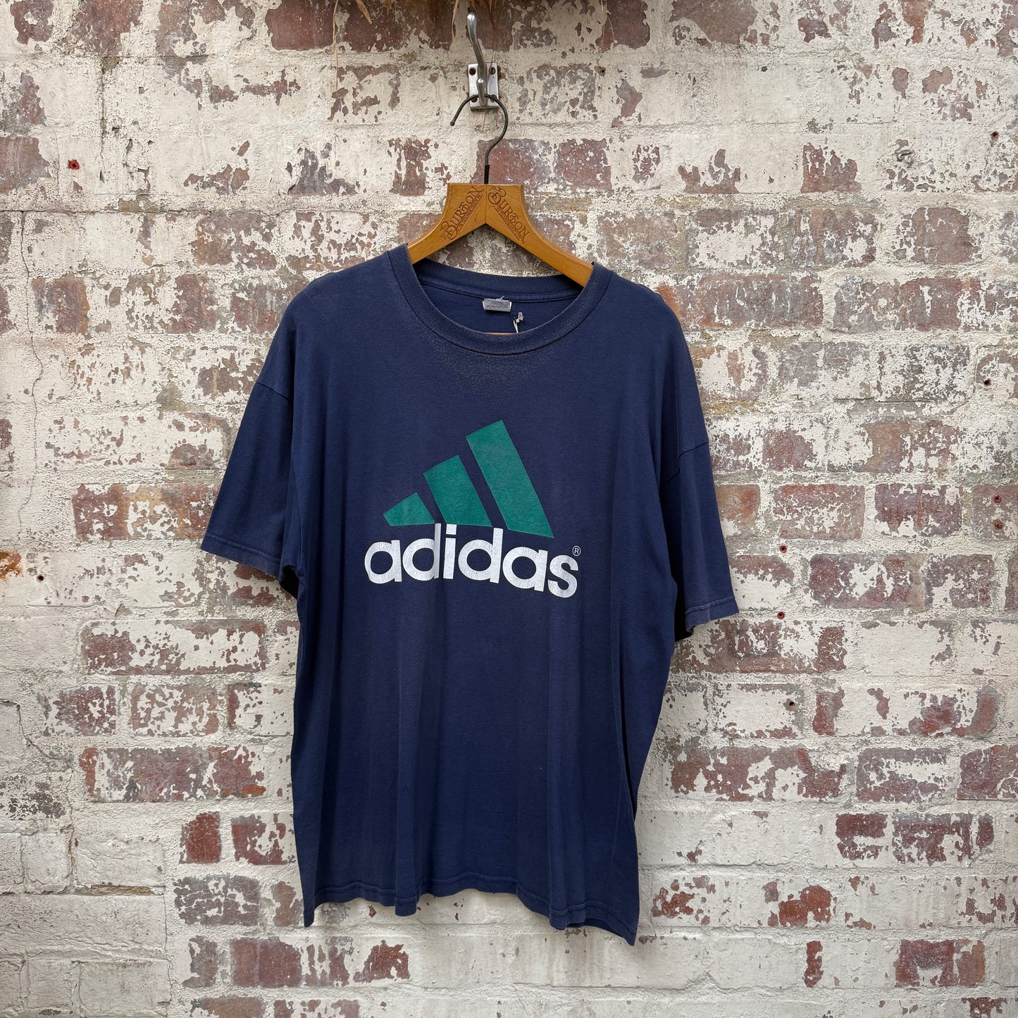 1990s Navy Adidas Graphic T-Shirt