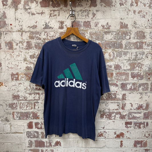1990s Navy Adidas Graphic T-Shirt