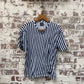 1990s Striped Versace Jeans T-Shirt