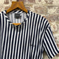 1990s Striped Versace Jeans T-Shirt