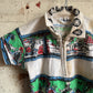 1970s Kids Towelling Zip Polo Shirt Top