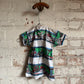 1970s Kids Towelling Zip Polo Shirt Top