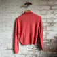 1960s Pink Knitted Cardigan Jumper
