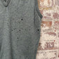 1970s Green jaeger Knitted Tank Top Sweater Vest