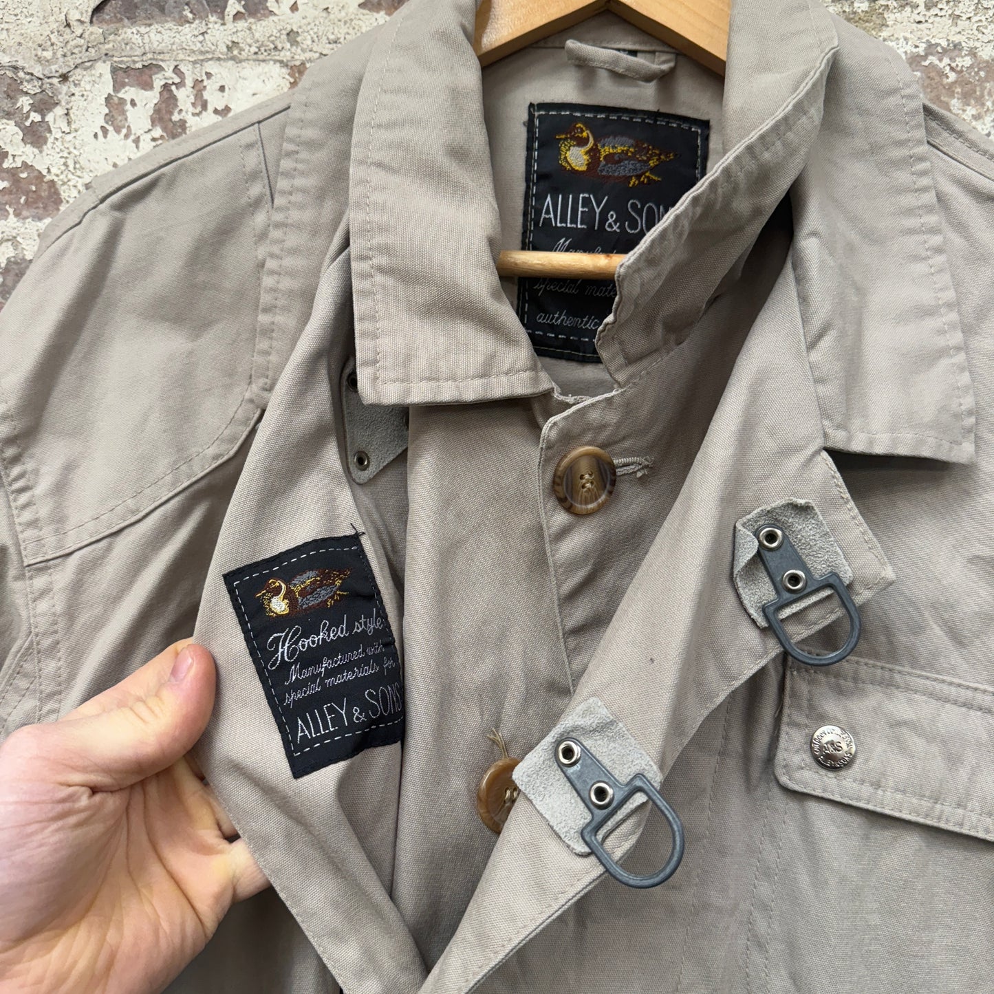 1970s Beige US Hunting Canvas Jacket