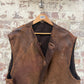 1940s 1945 WW2 British Military Leather Jerkin Coat