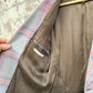 1970s Grey Checkered Blazer Suit Jacket