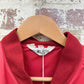 1980s Red Cotton Zip Up Fishing Bomber Jacket