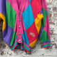 1990s Multicoloured Paco Cardigan Knitted Jumper