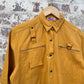 1970s Unusual Tactical Popper Button Shirt
