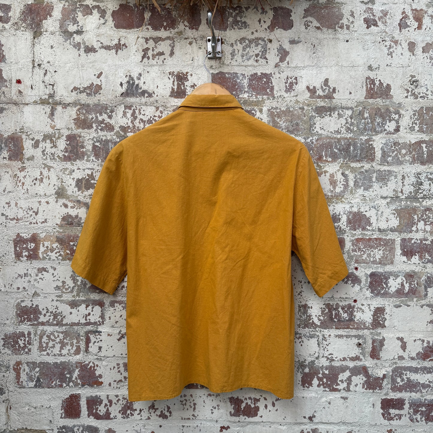 1970s Unusual Tactical Popper Button Shirt